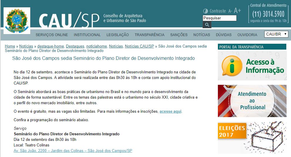 seminario plano diretor 06.09.2017